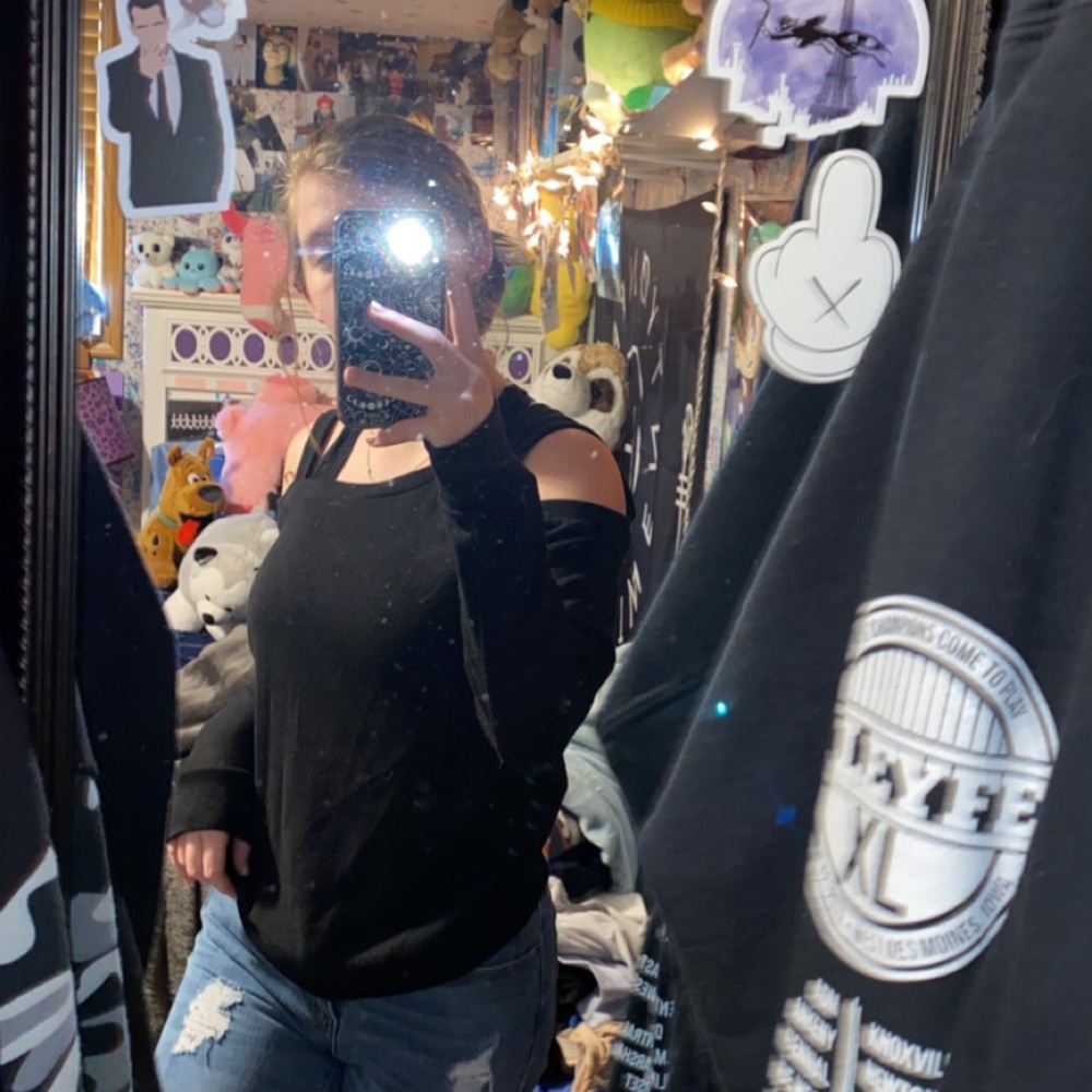 super soft black long sleeve